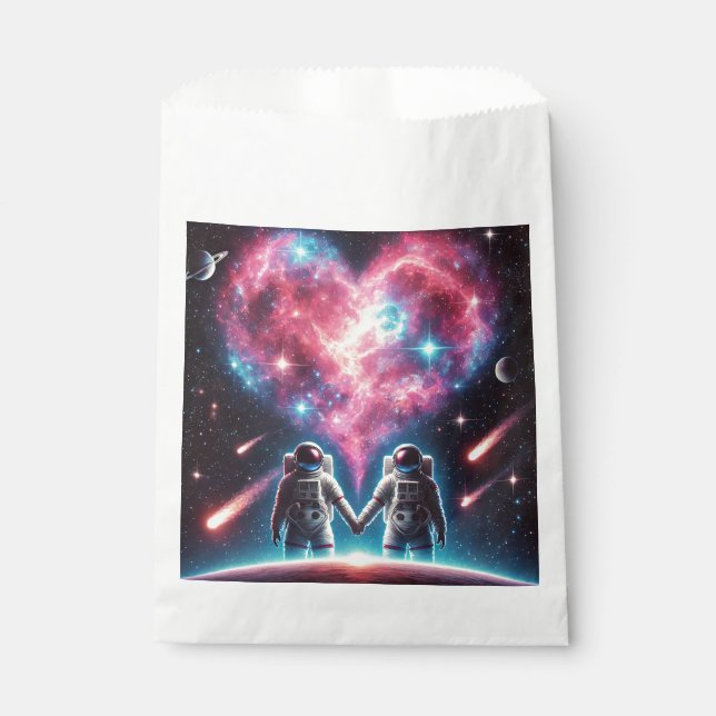 Galaxy Astronaut Favour Bags (Front)