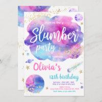 Galaxy Birthday Party Tween Galaxy Slumber Party