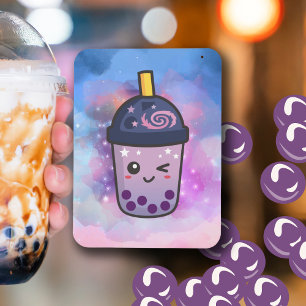 Galaxy Boba Tea Magnet