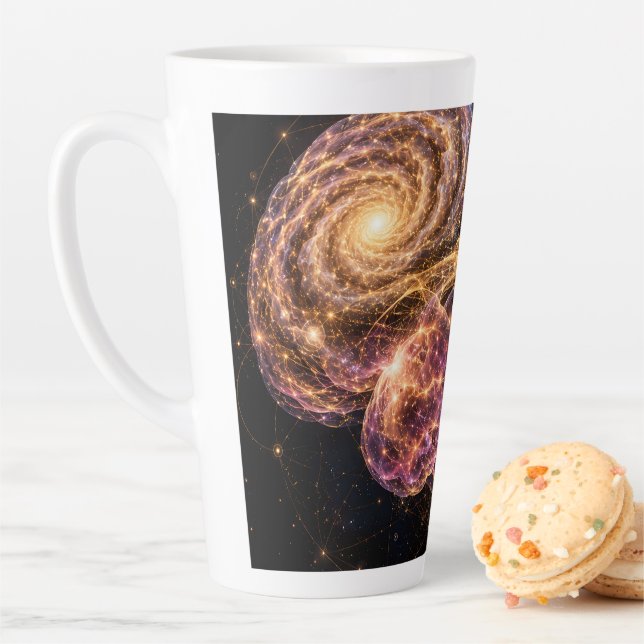 Galaxy Brain Anatomy  Latte Mug (In Situ)