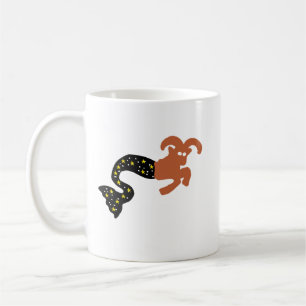 Galaxy Bronze Sea Goat Mug • Capricorn Cosmic