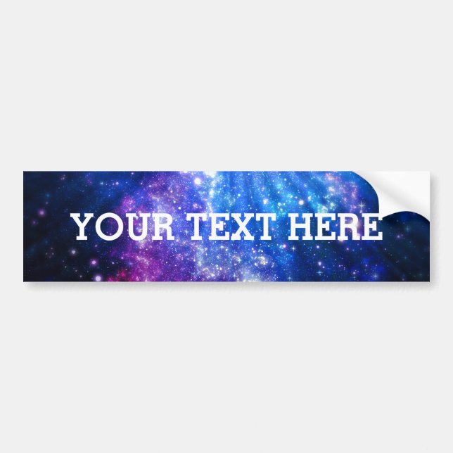 Galaxy Bumper Sticker (Front)