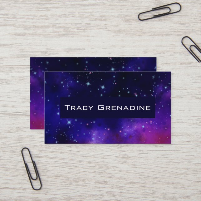 Galaxy Business Card (Front/Back In Situ)