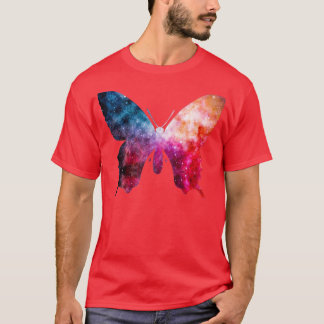 Galaxy Butterfly vector T-Shirt