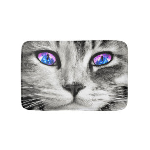 Galaxy Cat Bath Mat