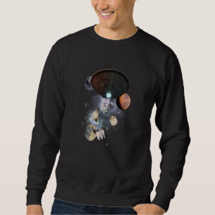 Galaxy Cat Himalayan Ragdoll Birman Cool Cat And K Sweatshirt
