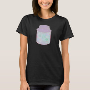 Galaxy Cat in a Jar Kawaii Space Cat Art T-Shirt
