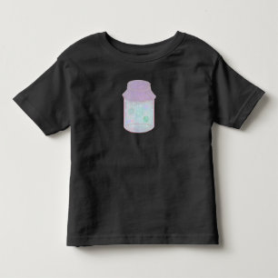 Galaxy Cat in a Jar Kawaii Space Cat Art Toddler T-Shirt