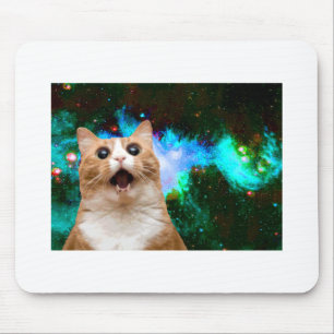 GALAXY CAT MOUSE PAD