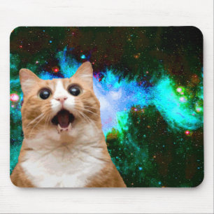 GALAXY CAT MOUSE PAD
