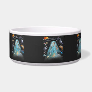 Galaxy Cat Swimming T-Shirt Cute Astronaut Cats