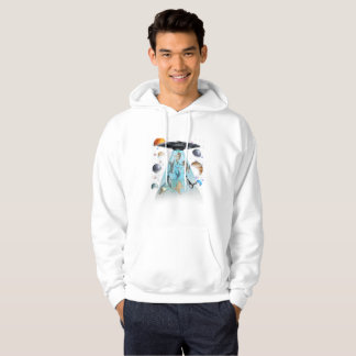 Galaxy Cat Swimming T-Shirt | Cute Astronaut Cats Hoodie