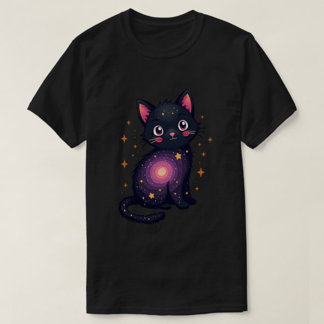 Galaxy Cat T-Shirt (Design Front)