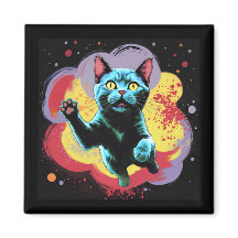 Galaxy Cat Through A Wormhole