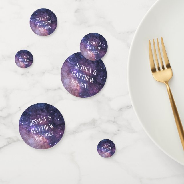 Galaxy Celestial Constellation Stars Wedding Confetti (Group)