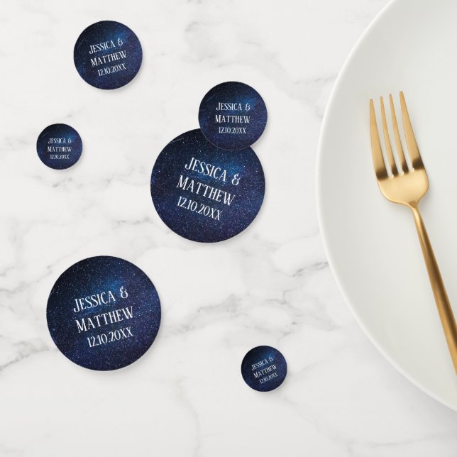 Galaxy Celestial Constellation Stars Wedding Confetti (Group)