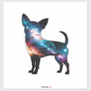 Galaxy Chihuahua Silhouette