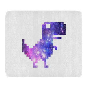 Galaxy Chrome T-Rex Cutting Board