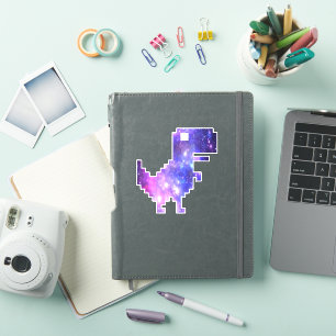 Galaxy Chrome T-Rex Sticker