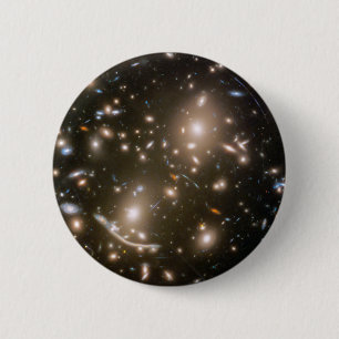 Galaxy Cluster Abell 370 6 Cm Round Badge