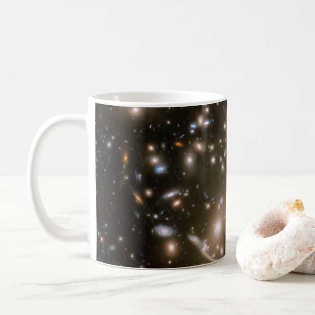 Galaxy Cluster Abell 370 Coffee Mug (With Donut)