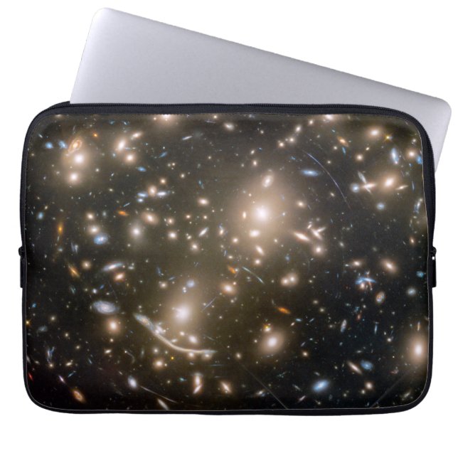 Galaxy Cluster Abell 370 Laptop Sleeve (Front)
