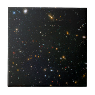 Galaxy Cluster Abell 370 Parallel Field. Ceramic Tile