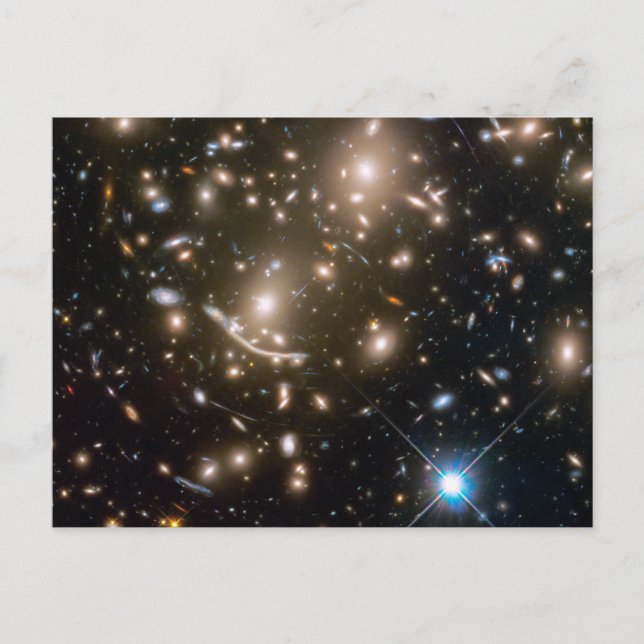Galaxy Cluster Abell 370 Postcard (Front)