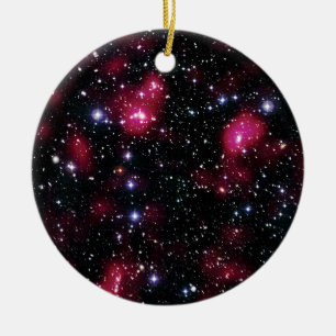Galaxy Cluster Abell 901/902 Hubble Space Photo Ceramic Ornament