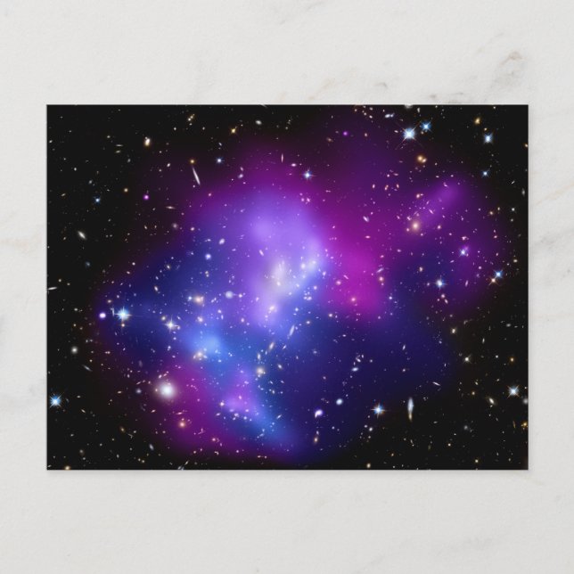 Galaxy Cluster MACS J0717 (Hubble Telescope) Postcard (Front)