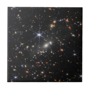 Galaxy Cluster Smacs 0723. Ceramic Tile