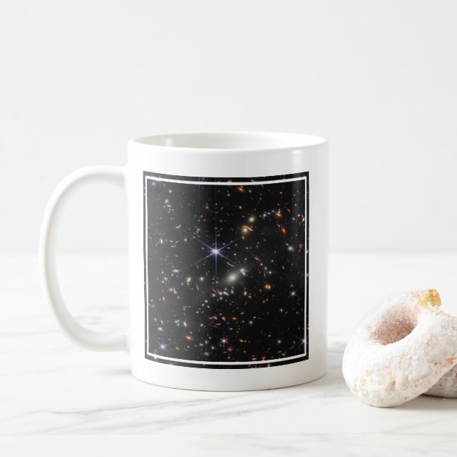 Galaxy Cluster Smacs 0723. Coffee Mug (With Donut)