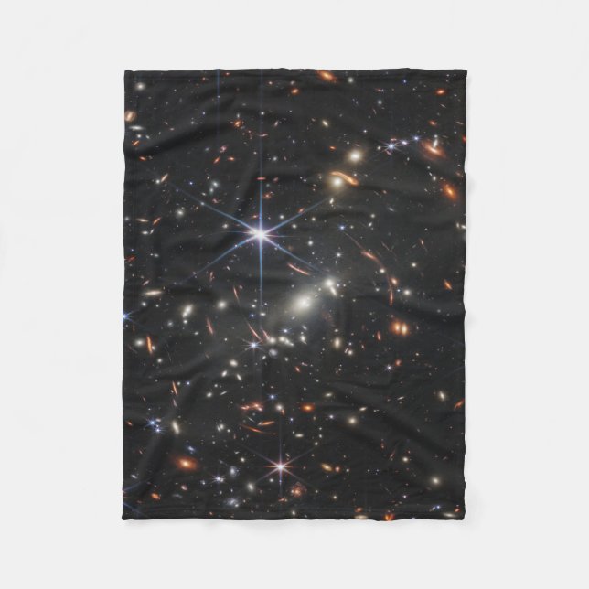 Galaxy Cluster Smacs 0723. Fleece Blanket (Front)