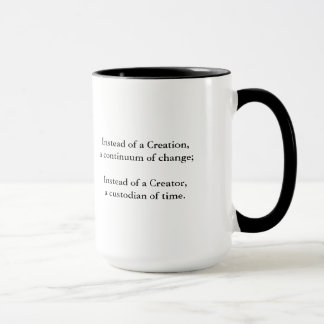 Galaxy Collision Mug with Quote