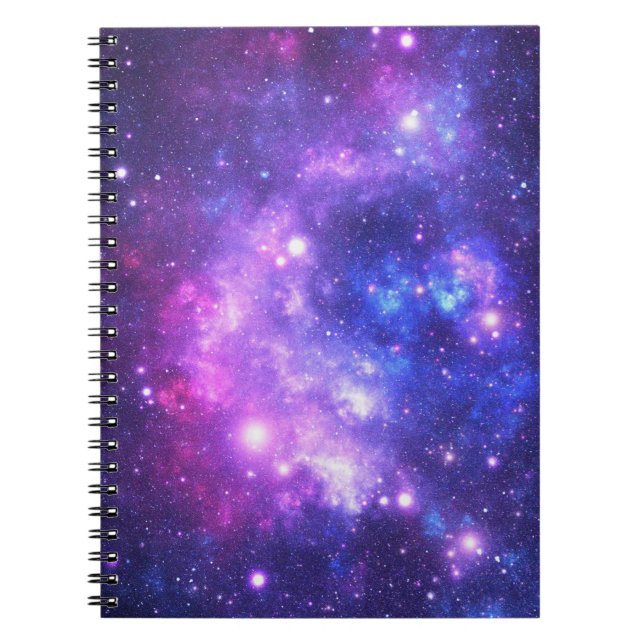 Galaxy cosmos pattern scrapbooking notebook (Front)