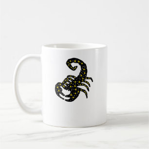 Galaxy Crab Zodiac Mug – Cosmic Cancer Silhouette 