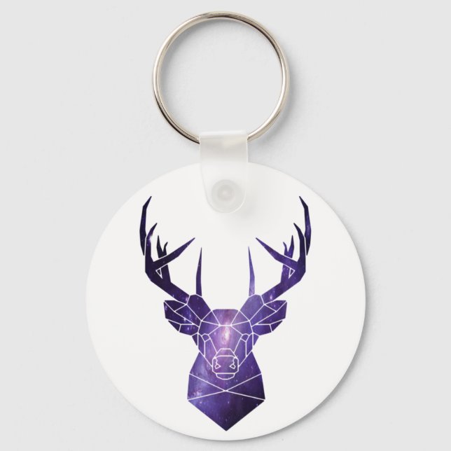 Galaxy deer       key ring (Front)