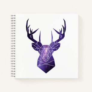 Galaxy deer notebook