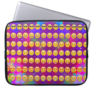 Galaxy Emojis Laptop Sleeve