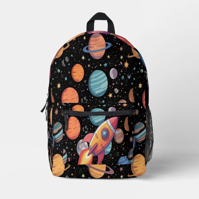 Galaxy Explorer Kids Backpack – Cosmic Adventure  (Front)