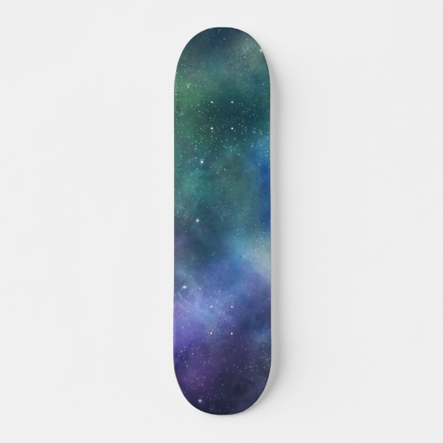 Galaxy Fan, Boys Girls & Kids, Space, Star Lover Skateboard (Front)