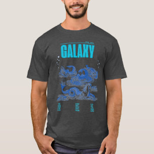 Galaxy Fantasy Sea Creatures Art Tee