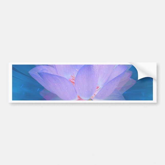 Galaxy Flower Bumper Sticker (Front)