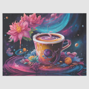 Galaxy Garden Coffee Art Tissue Paper