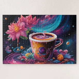 Galaxy Garden Coffee Jigsaw Puzzle