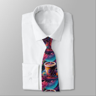 Galaxy Garden Coffee Tie