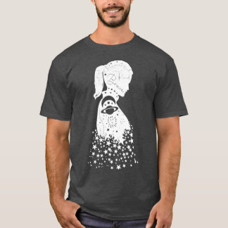 Galaxy Girl Mother Sister Astrology Witchy Gothic T-Shirt