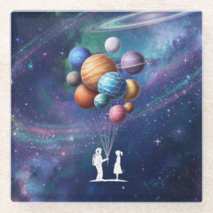 Galaxy Glass Coaster