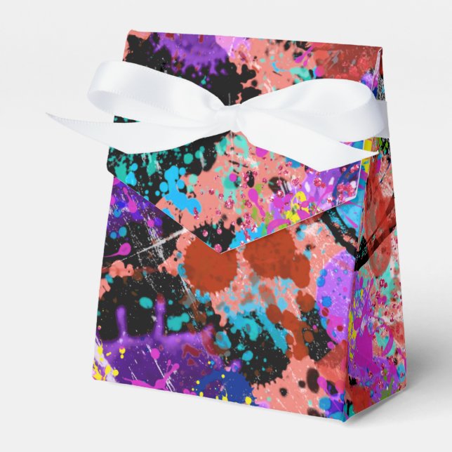 Galaxy Graffiti Favour Box (Front Side)