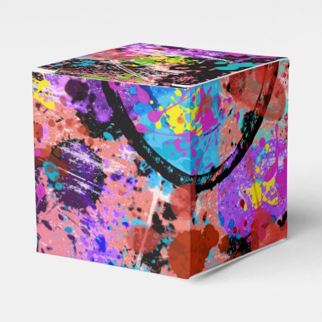 Galaxy Graffiti Favour Box (Front Side)